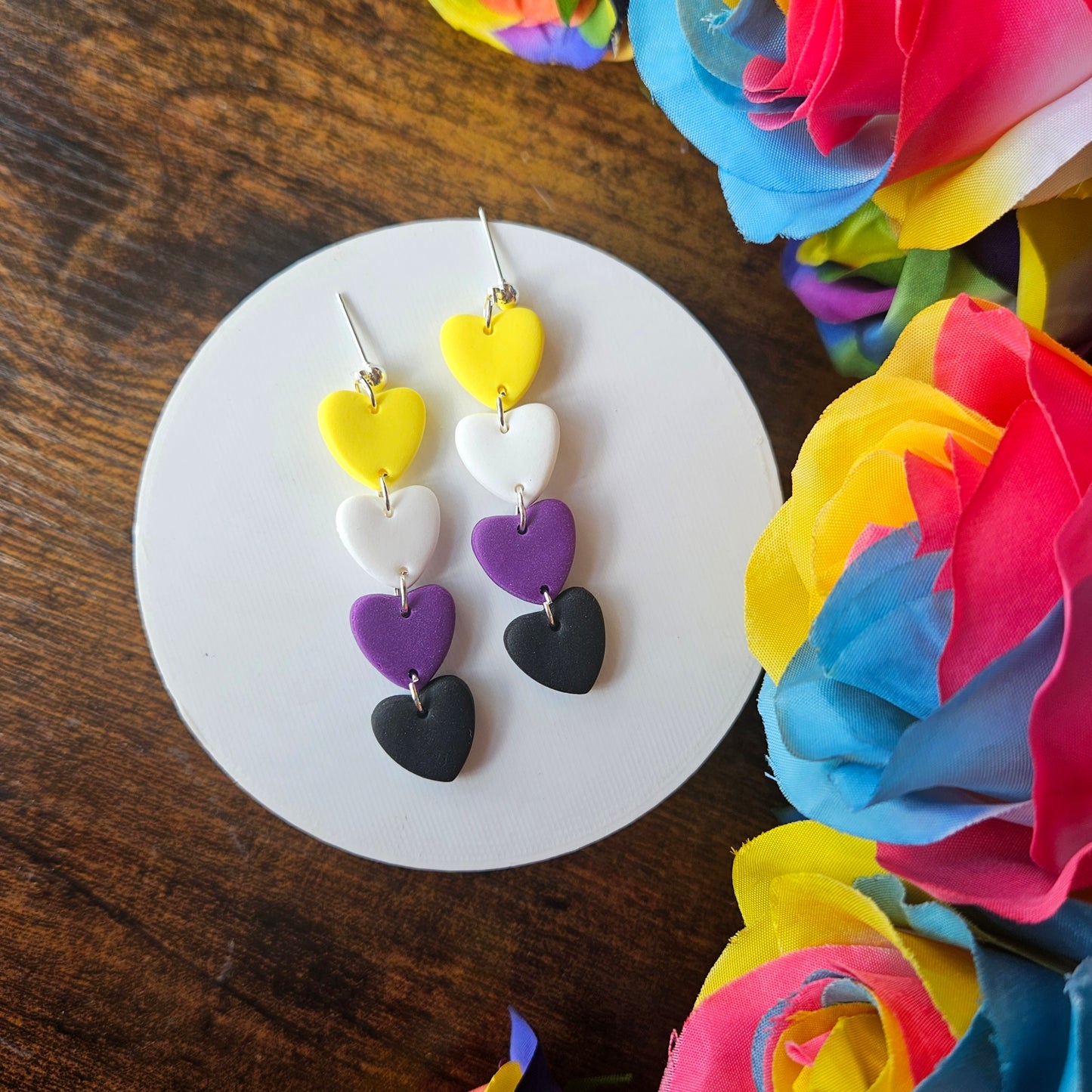 Pride heart flags