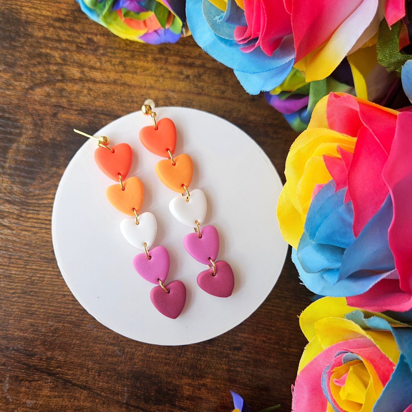 Pride heart flags