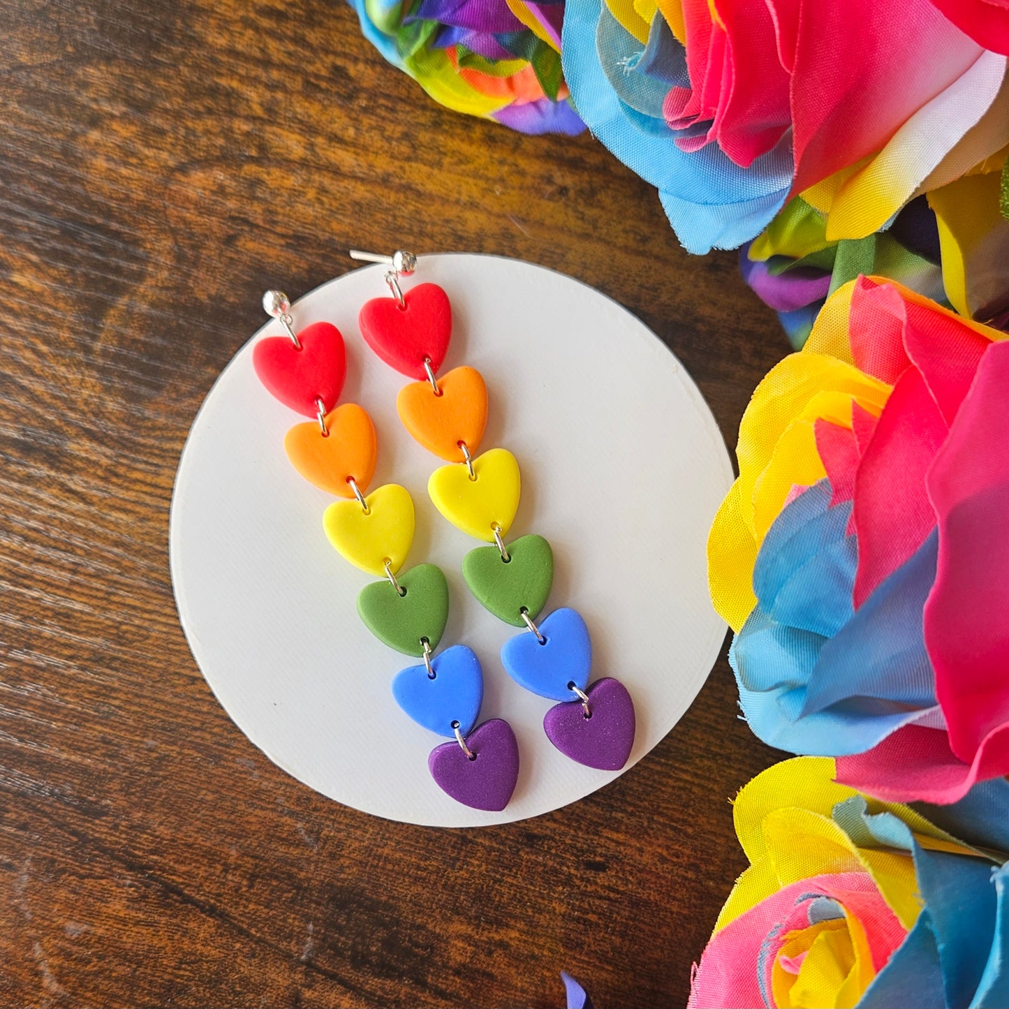 Pride heart flags