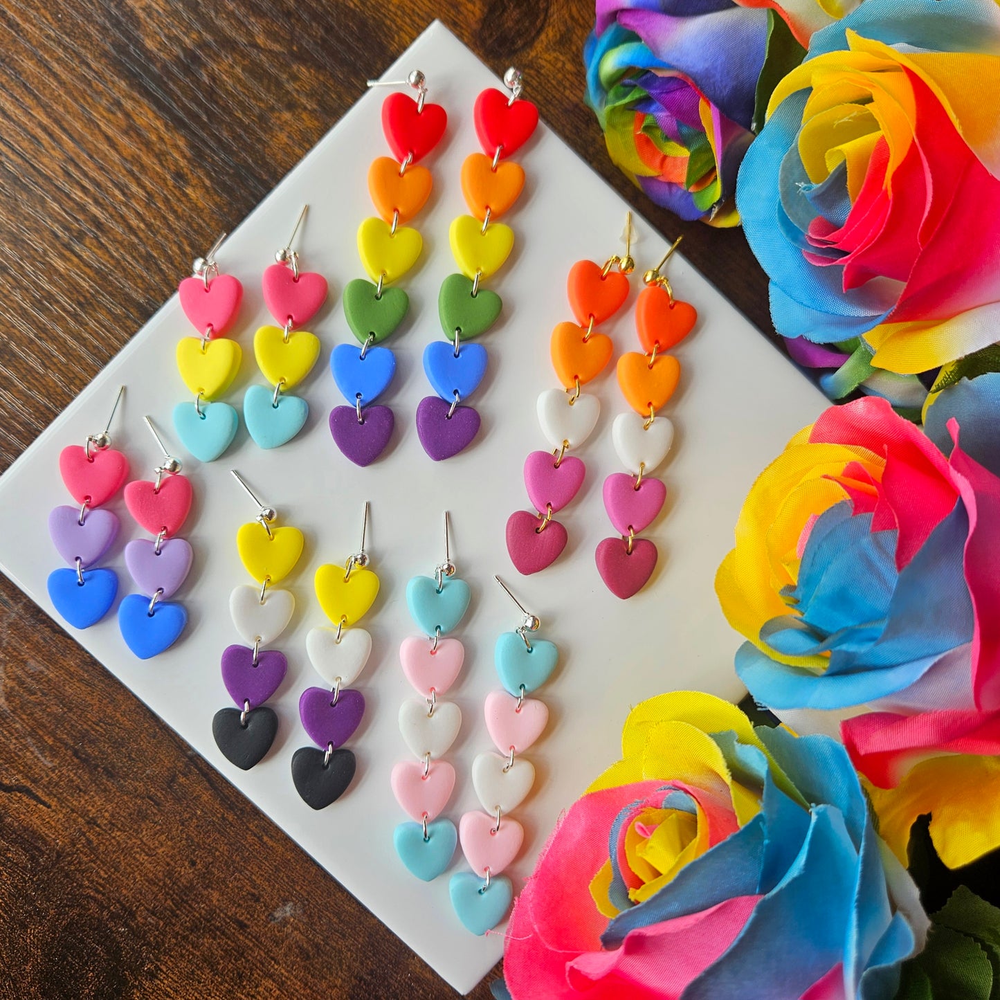 Pride heart flags