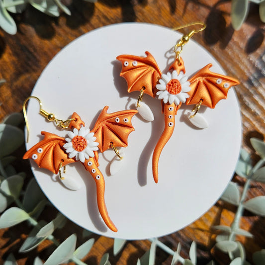 Orange Daisy Dragon