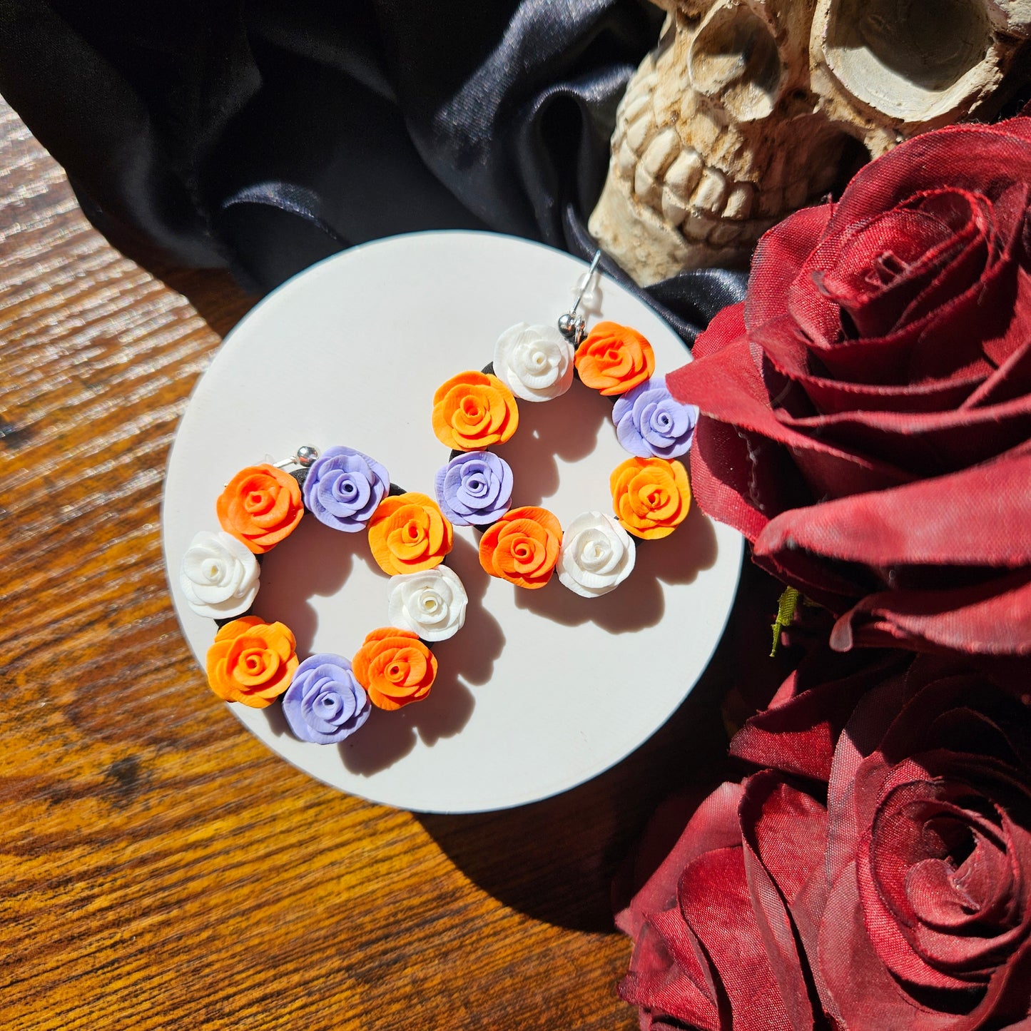 Halloween Rose Wreath