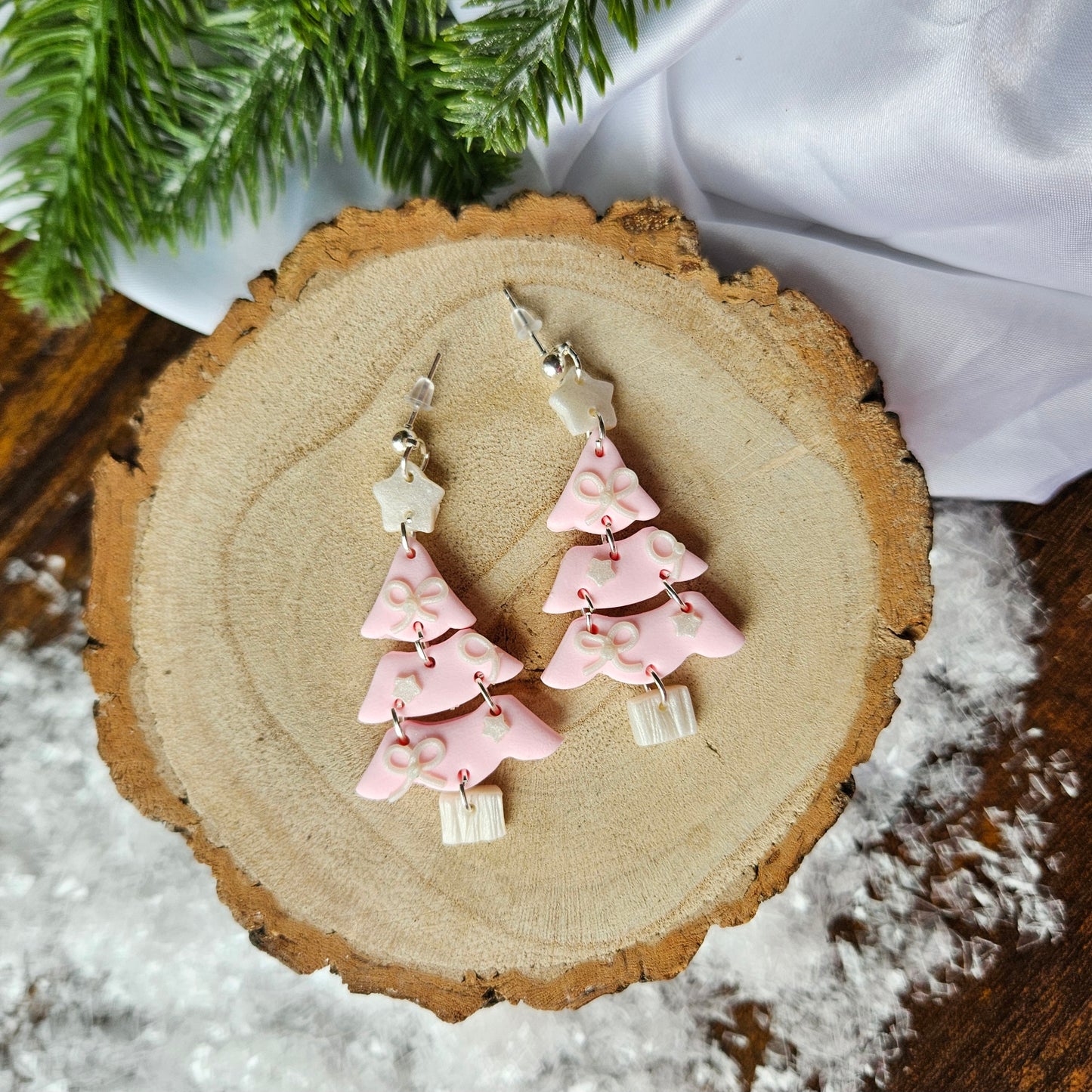 Pink Christmas tree - Bows