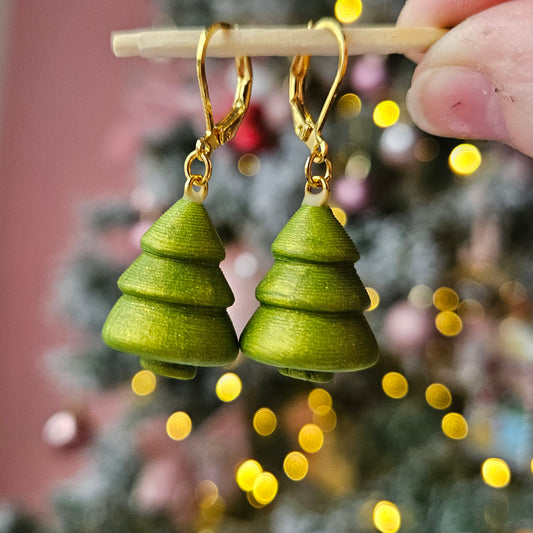 Minimalist Christmas tree dangles