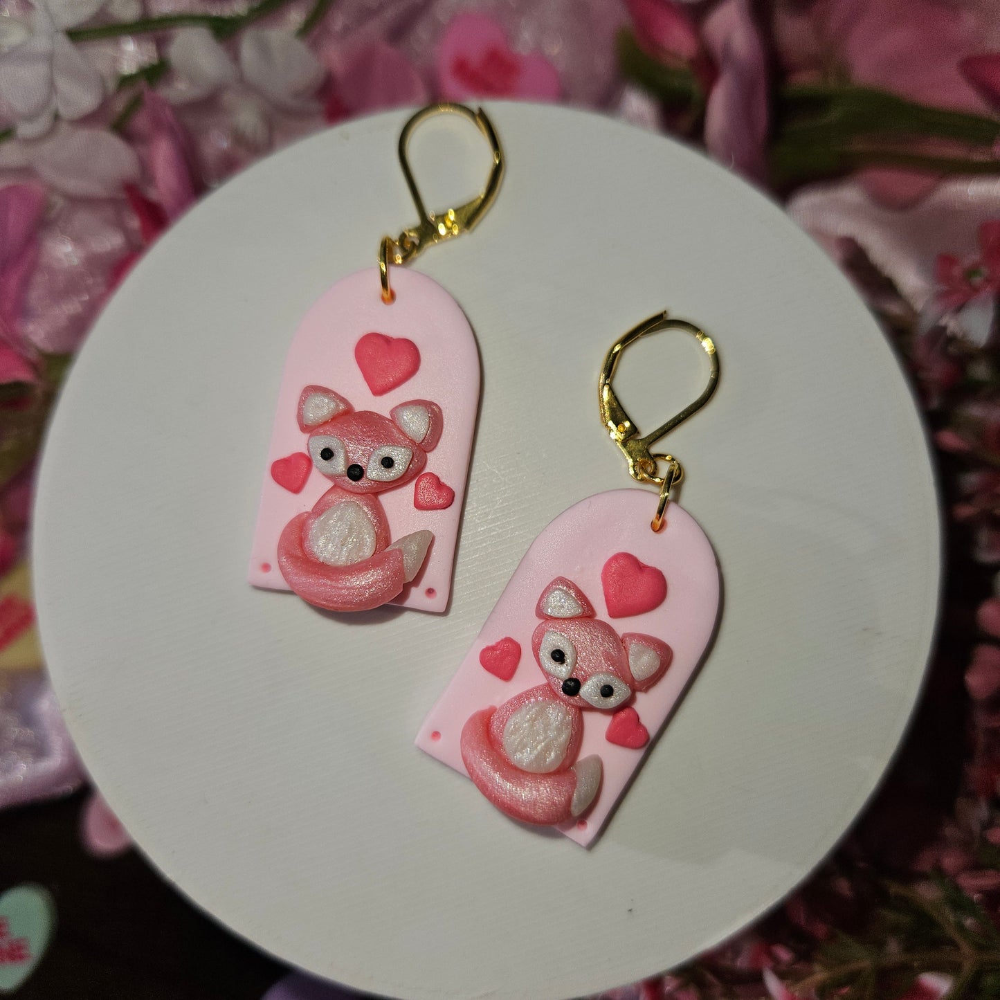 Sparkly Fox Valentines Arches