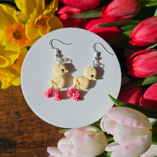 Spring Ducks with boots