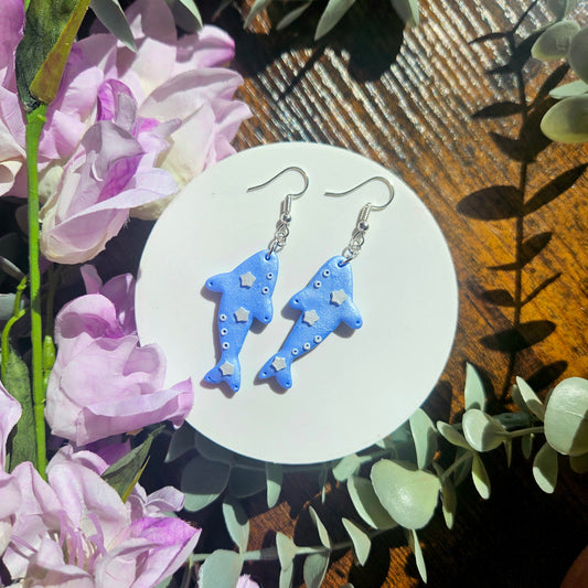 Sparkly blue fish