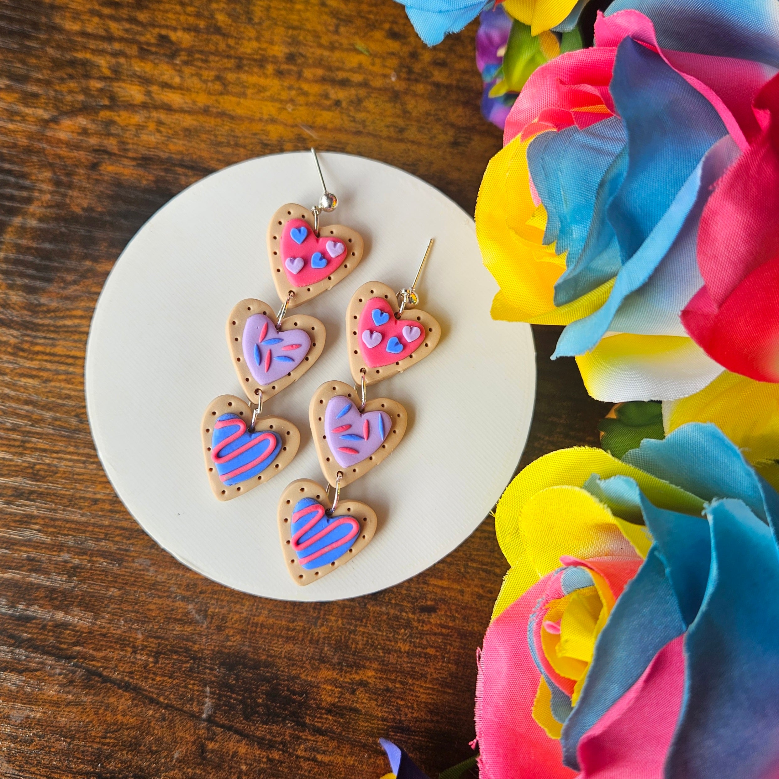 Pride Cookie Hearts