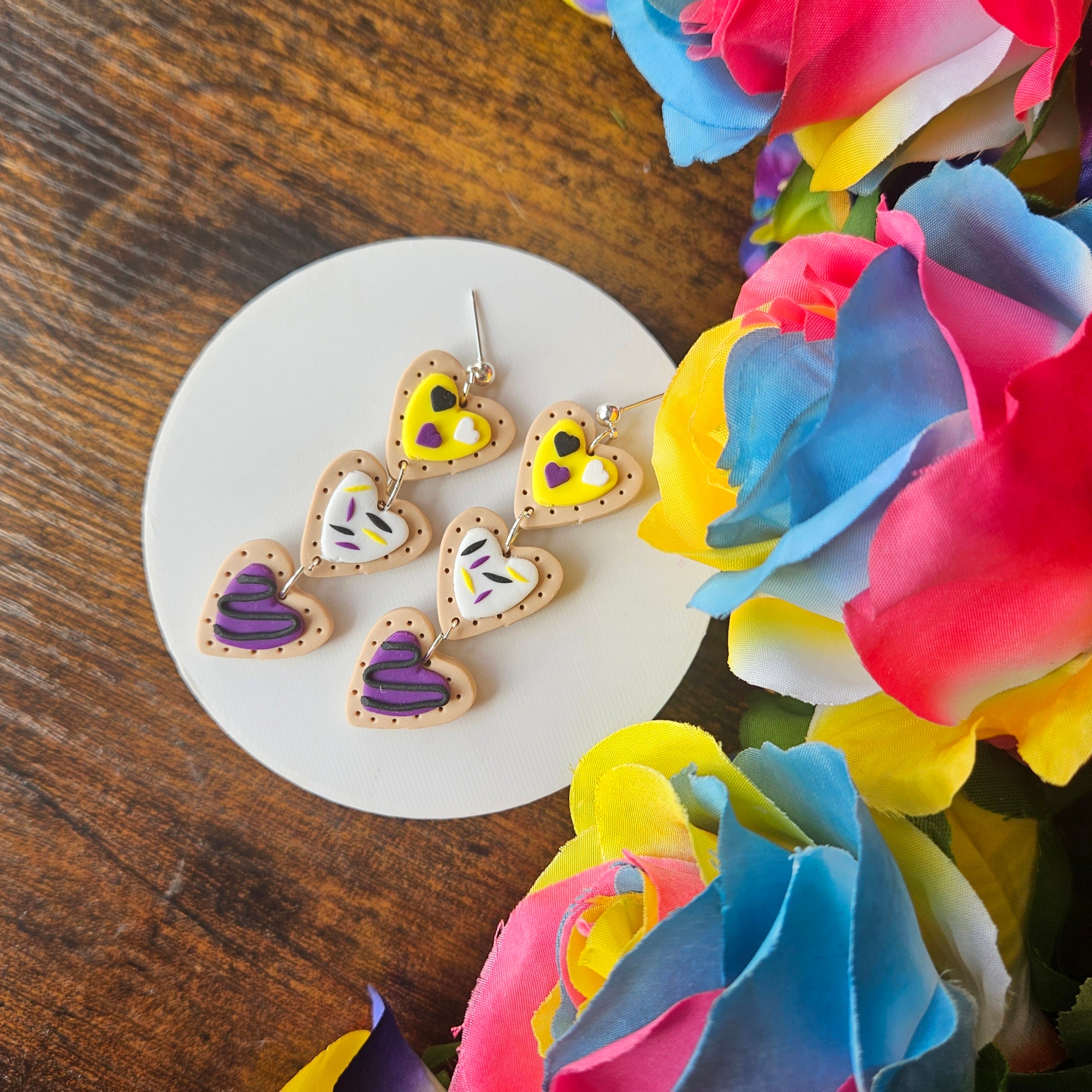 Pride Cookie Hearts