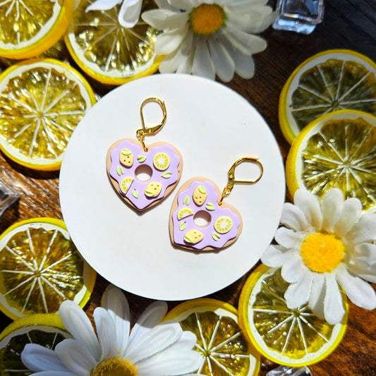 Lemonade big heart cookie