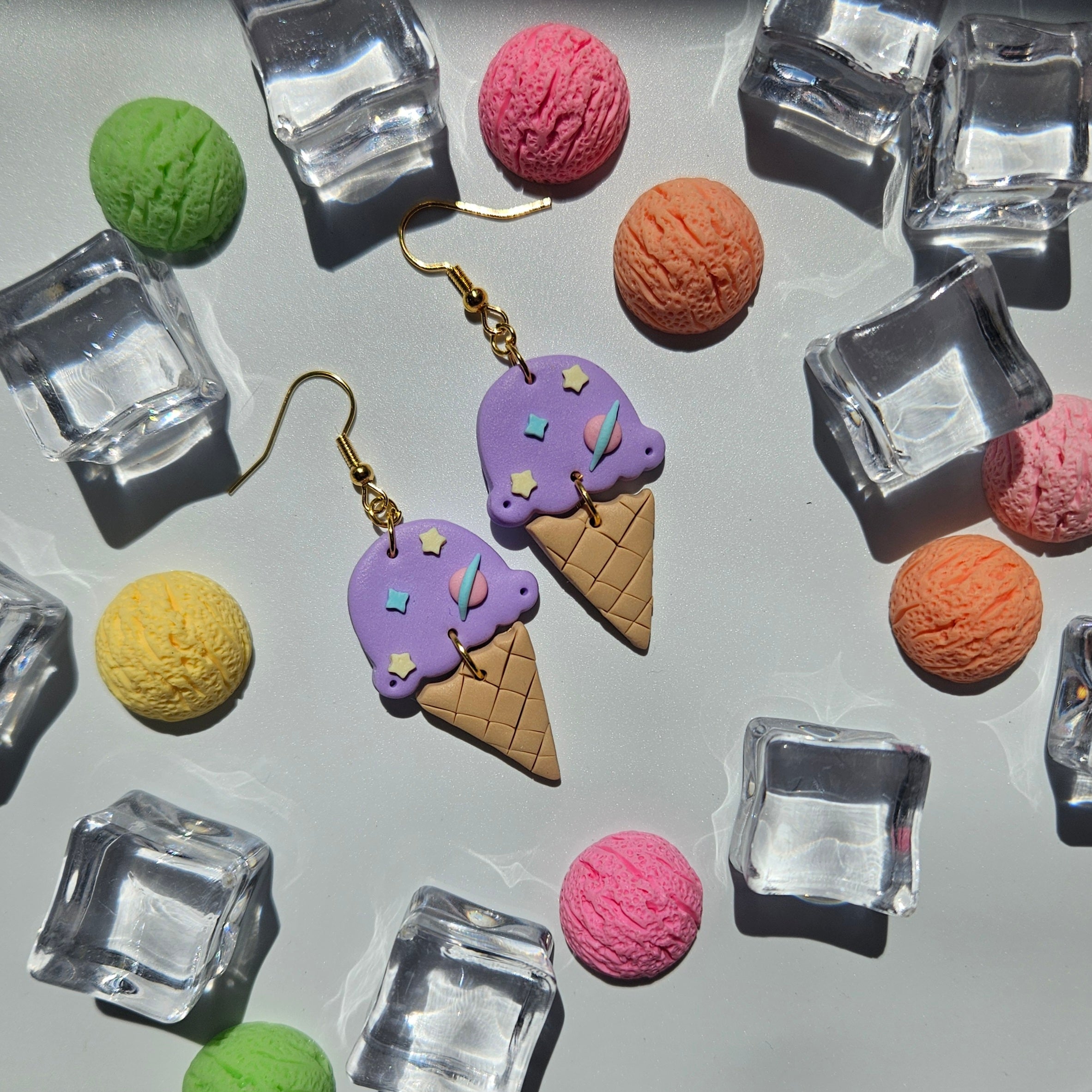 Pastel Galaxy Ice Cream
