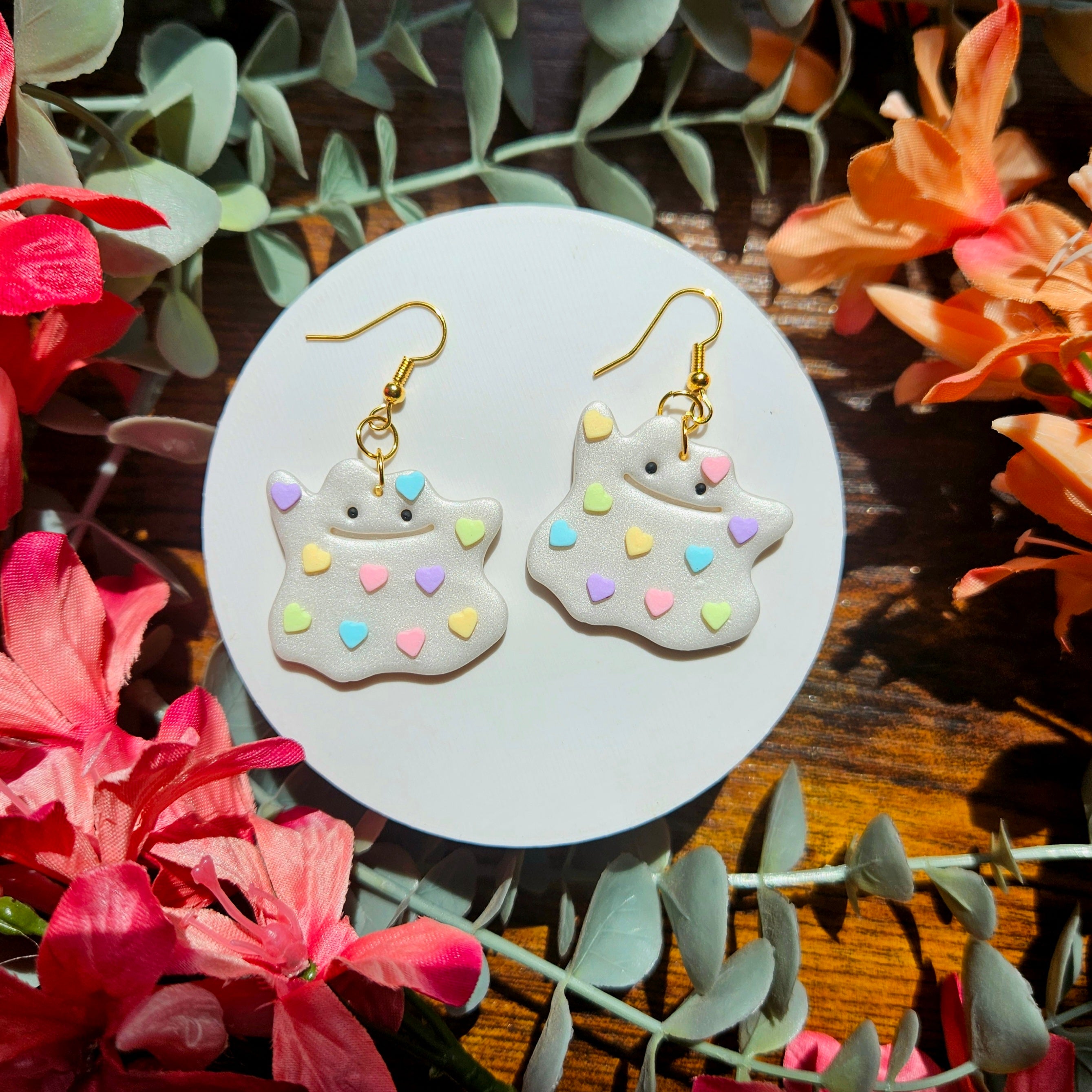 Pastel Hearts Sparkly Ditto