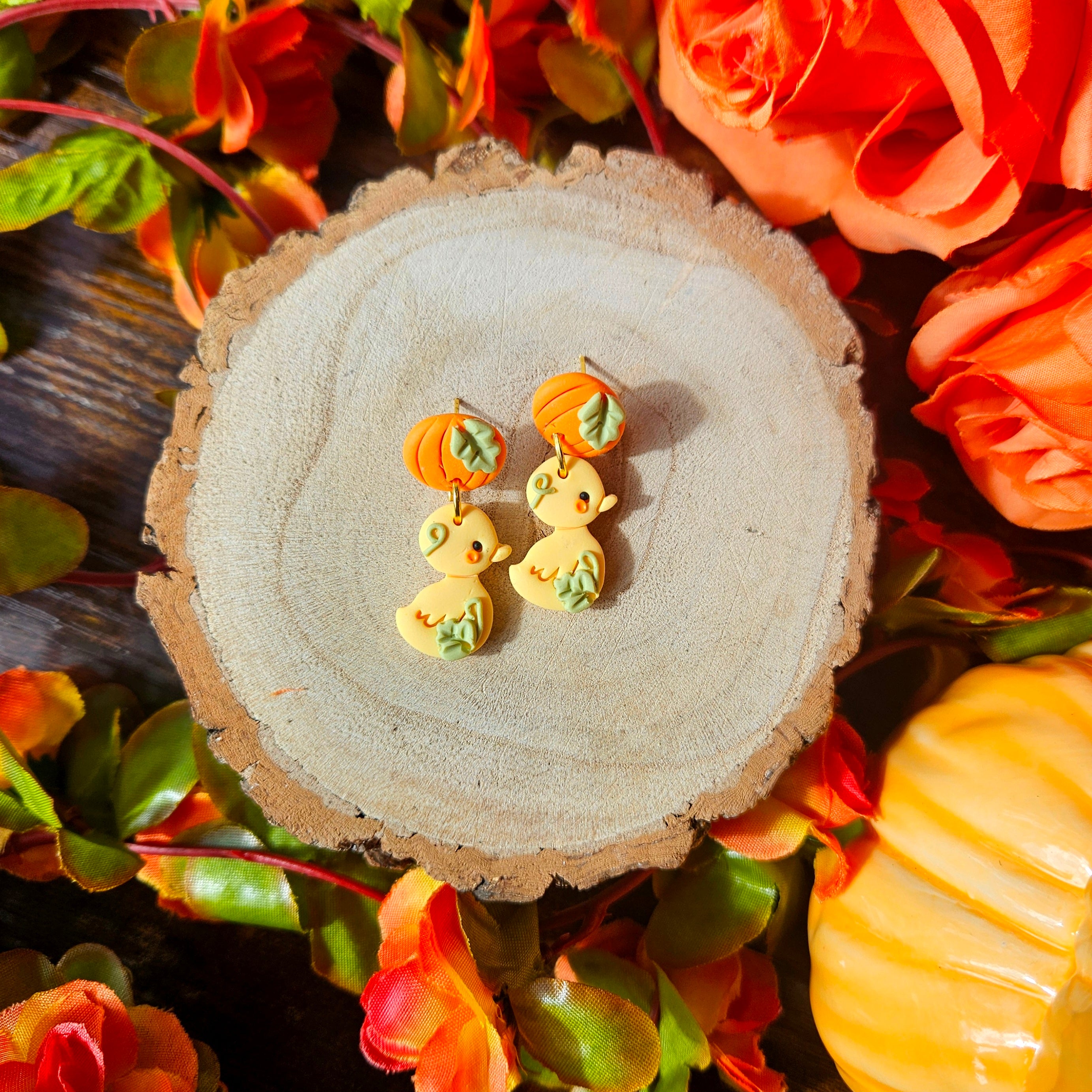 Pumpkin Stud Duck