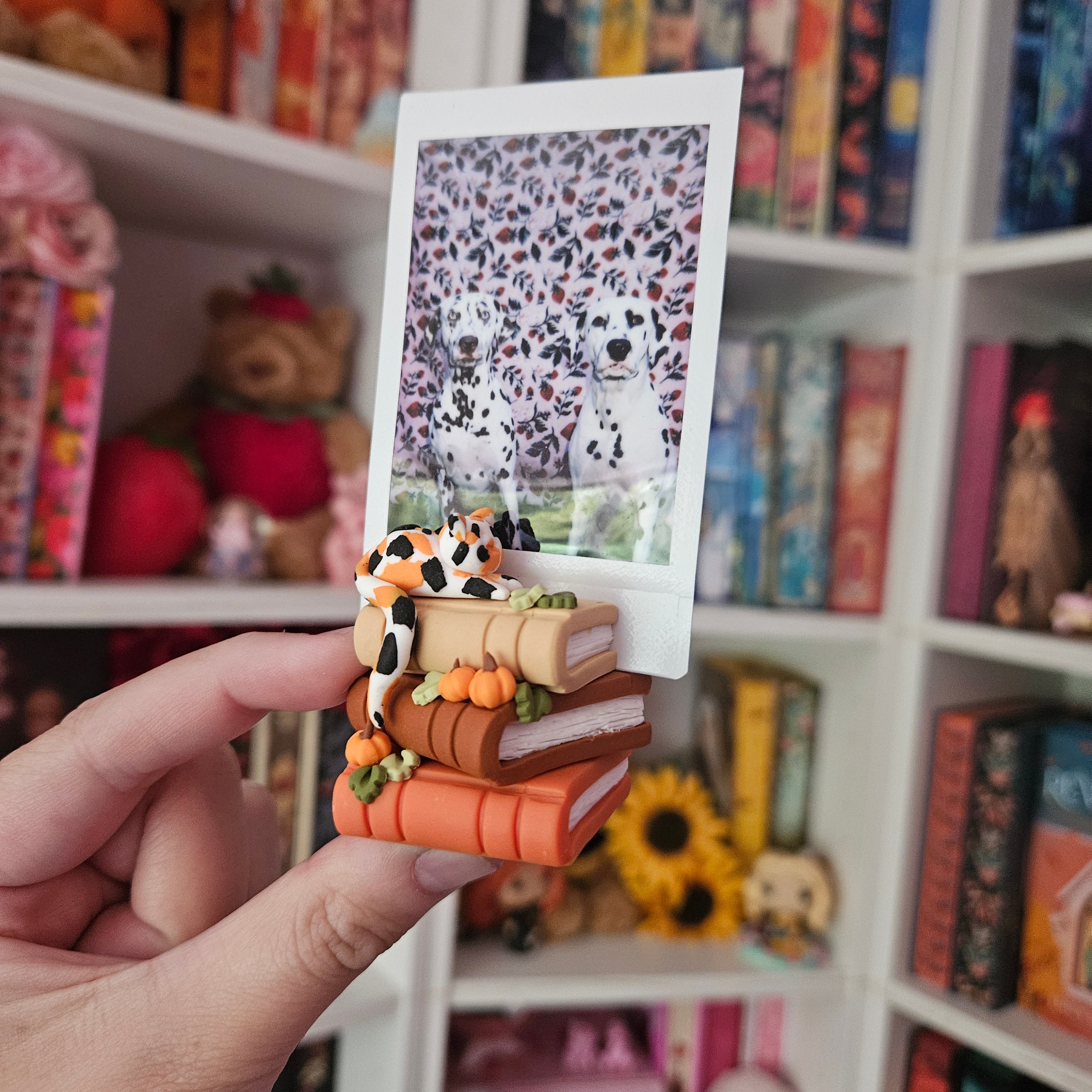 Autumn Book Stack Photo holder
