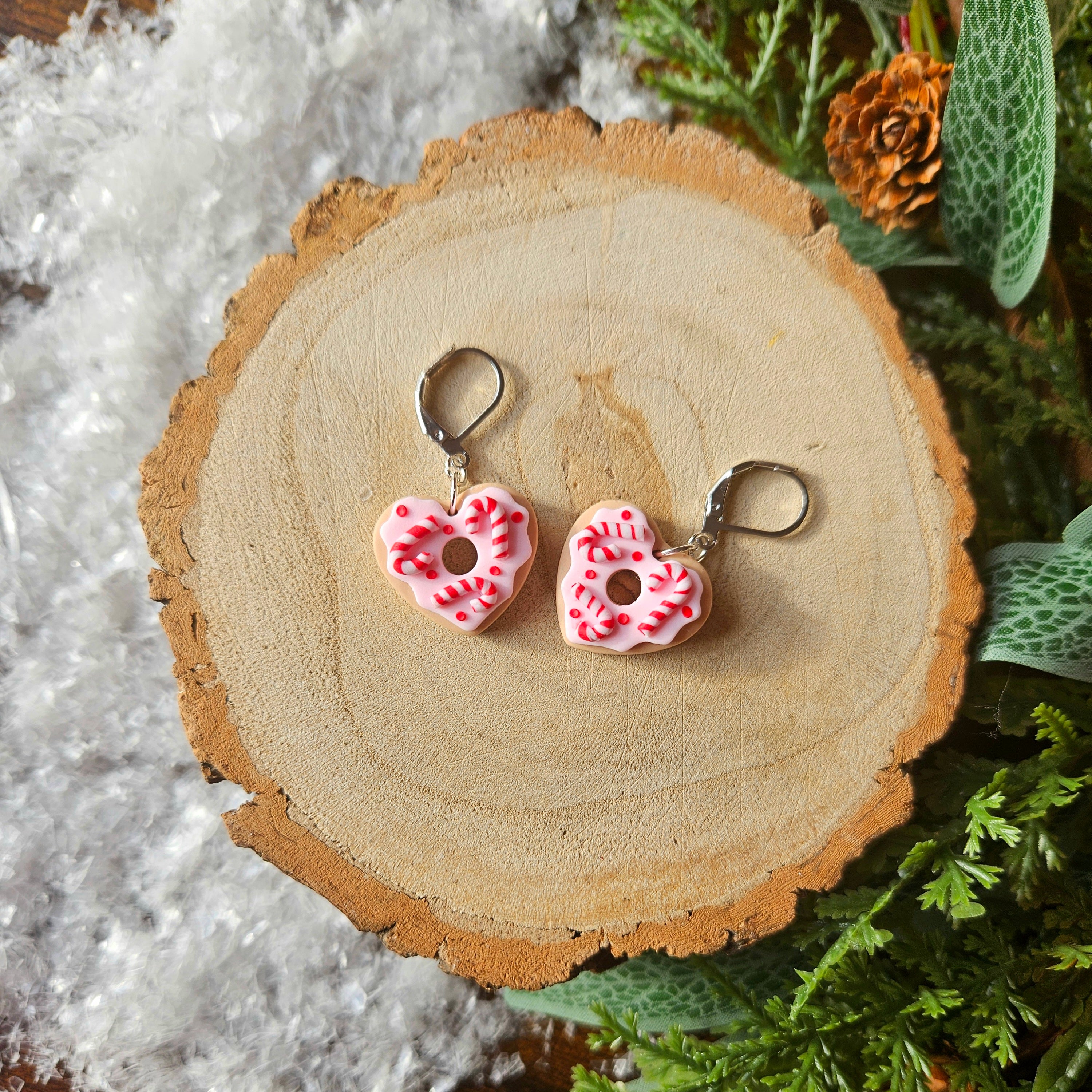 Pink Candy Cane lil Donuts