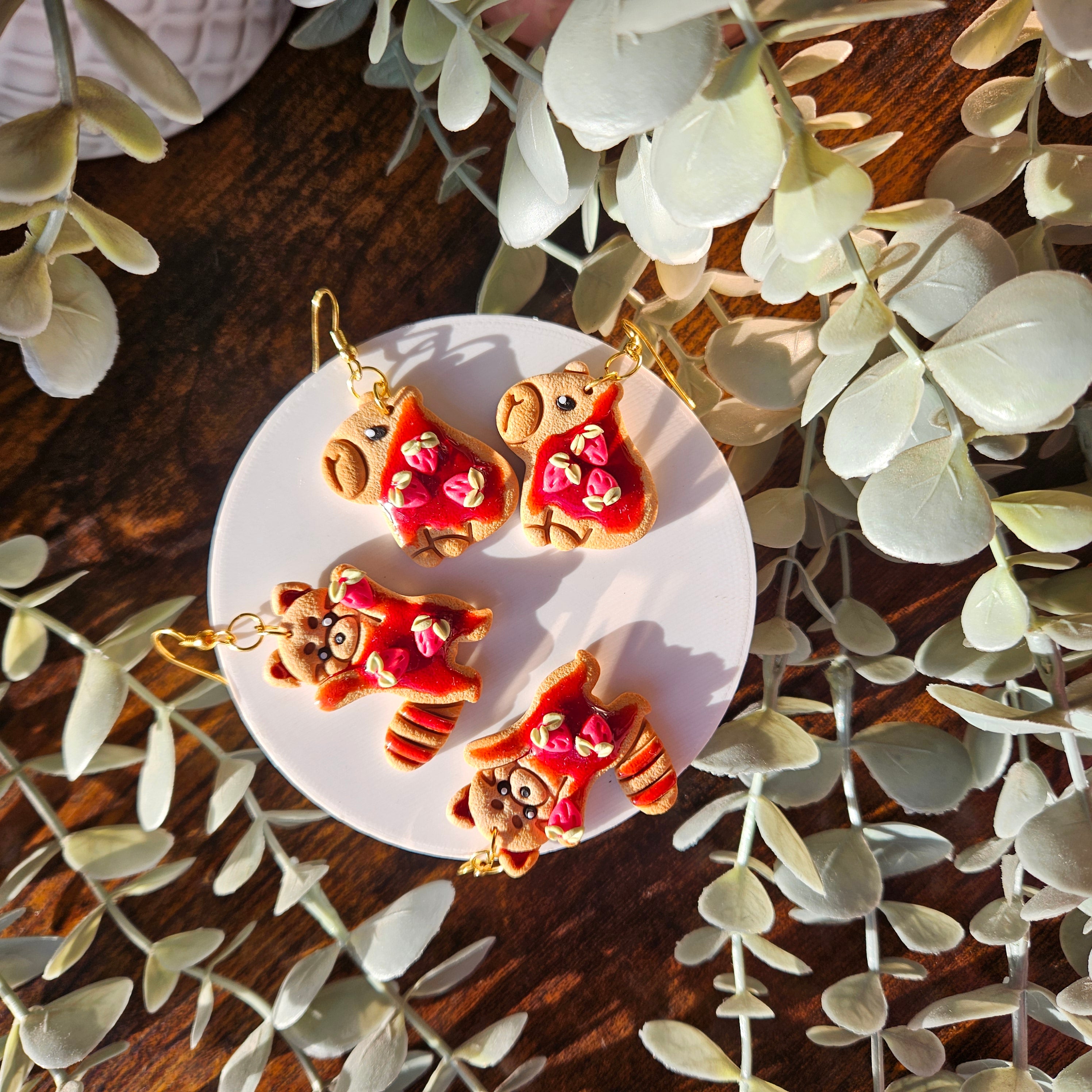 Strawberry Jam Red Pandas & Capybaras