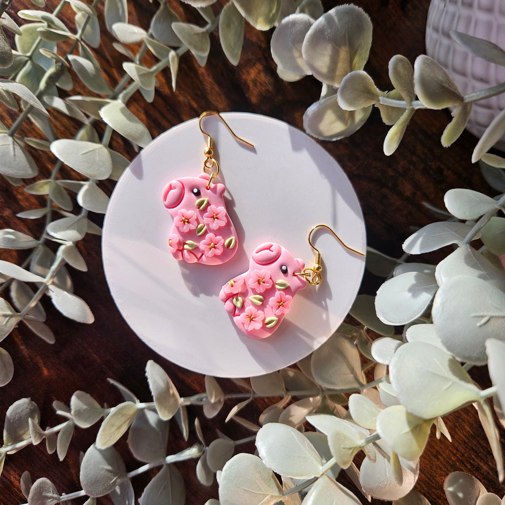 Cherry Blossom Red Pandas & Capybaras