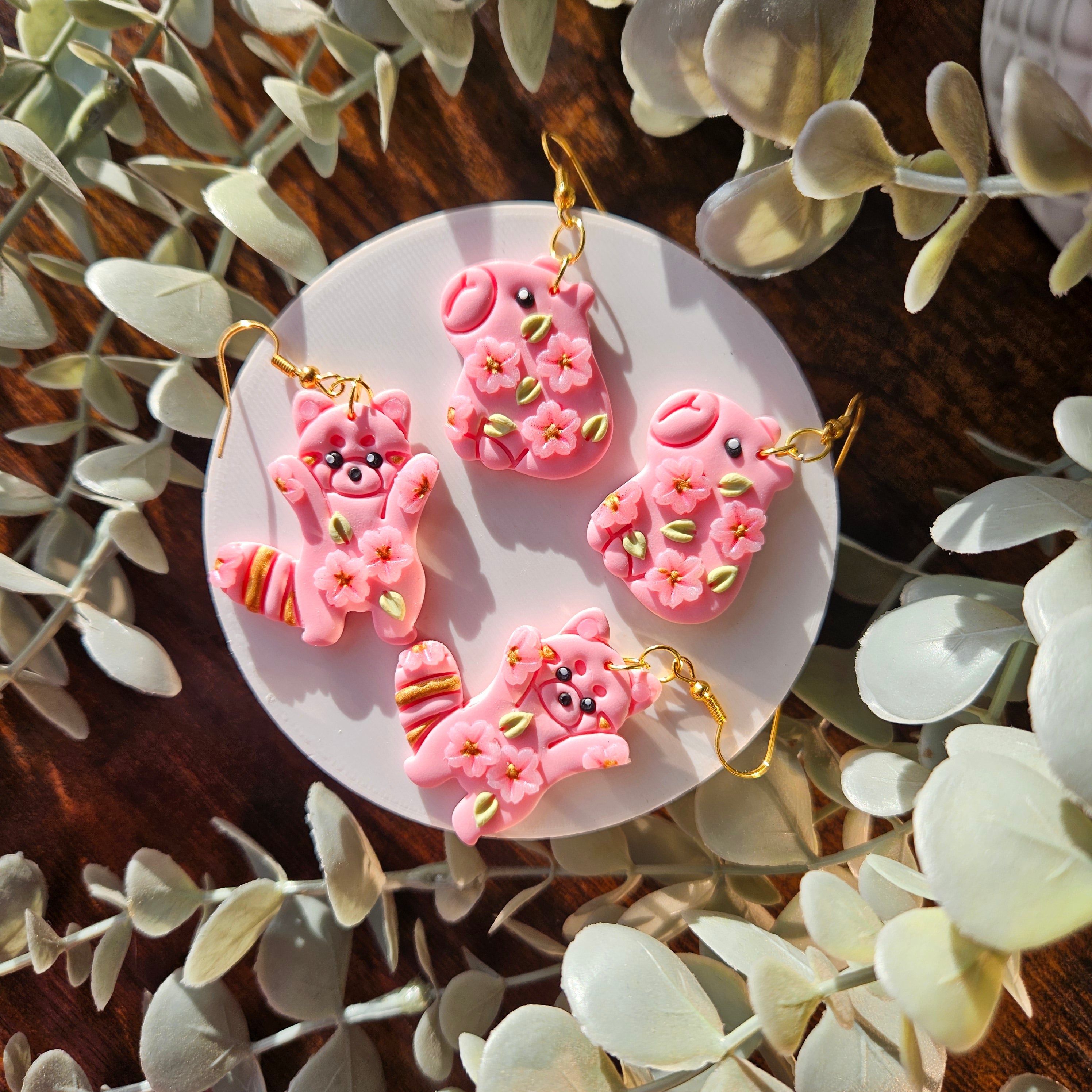 Cherry Blossom Red Pandas & Capybaras