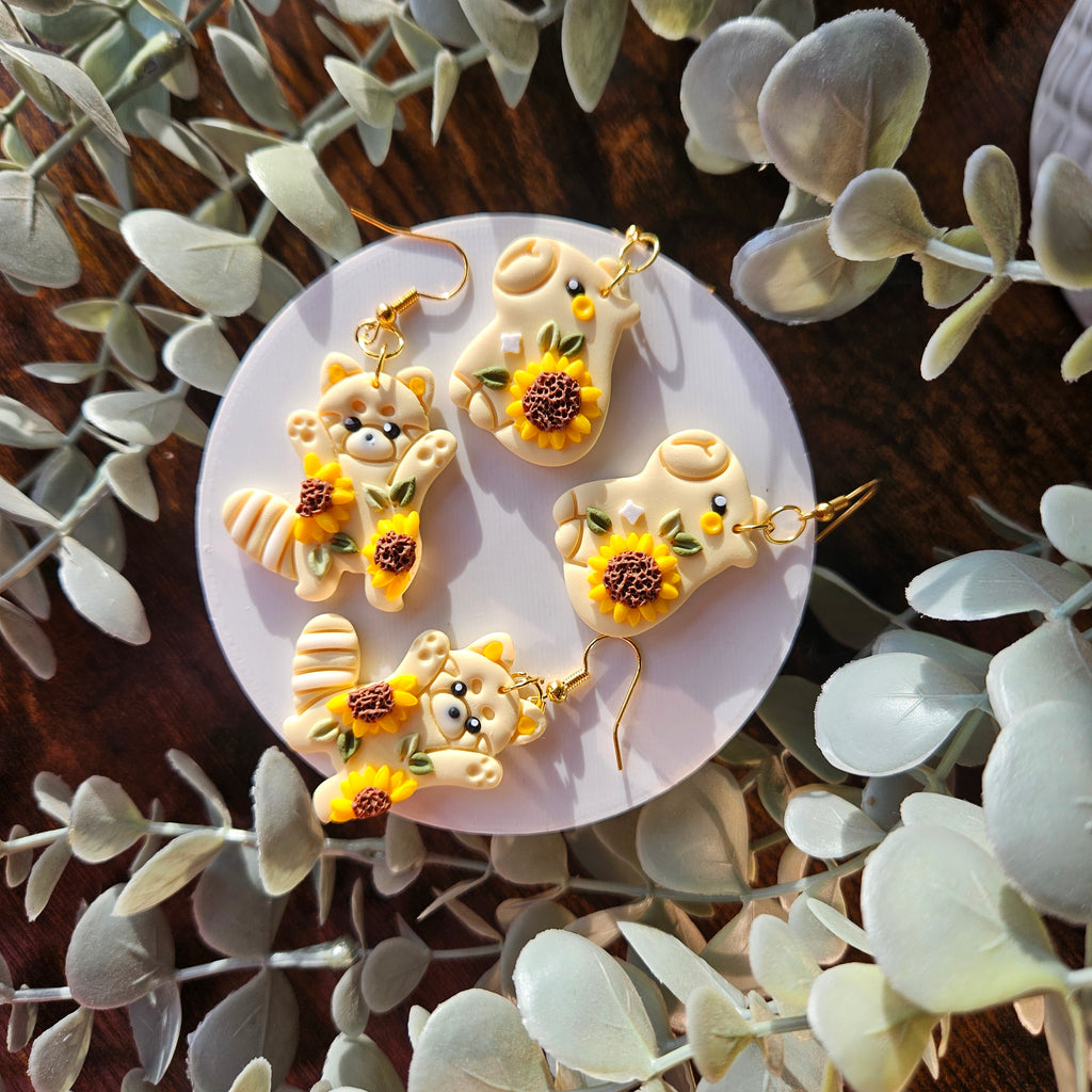 Sunflower Red Pandas & Capybaras