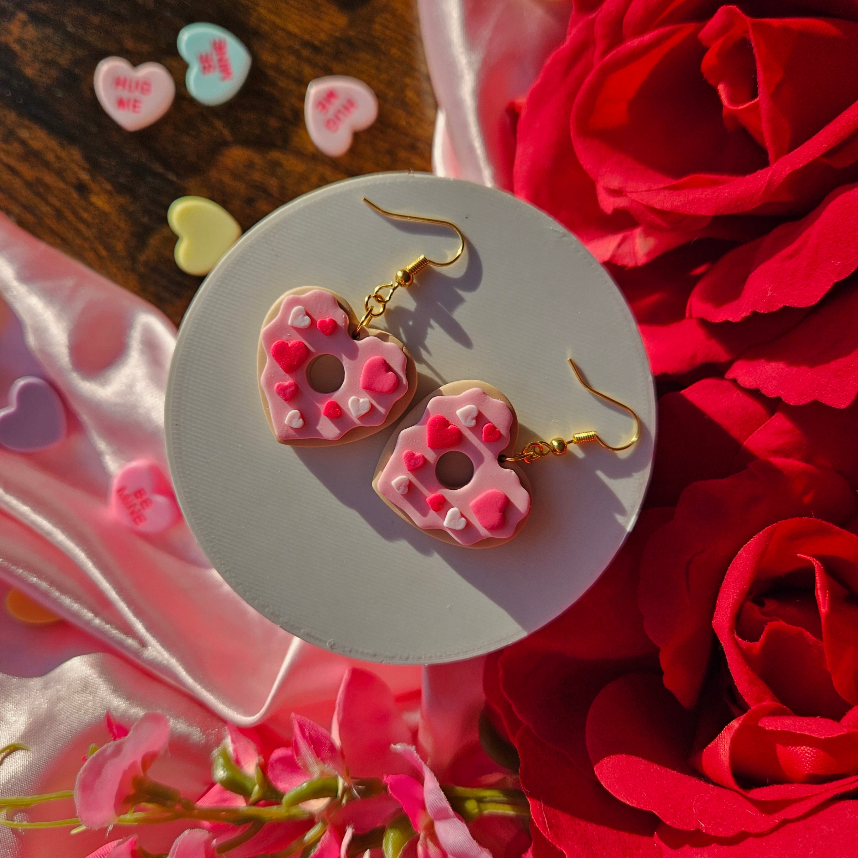 Heart sprinkles Valentines Donuts