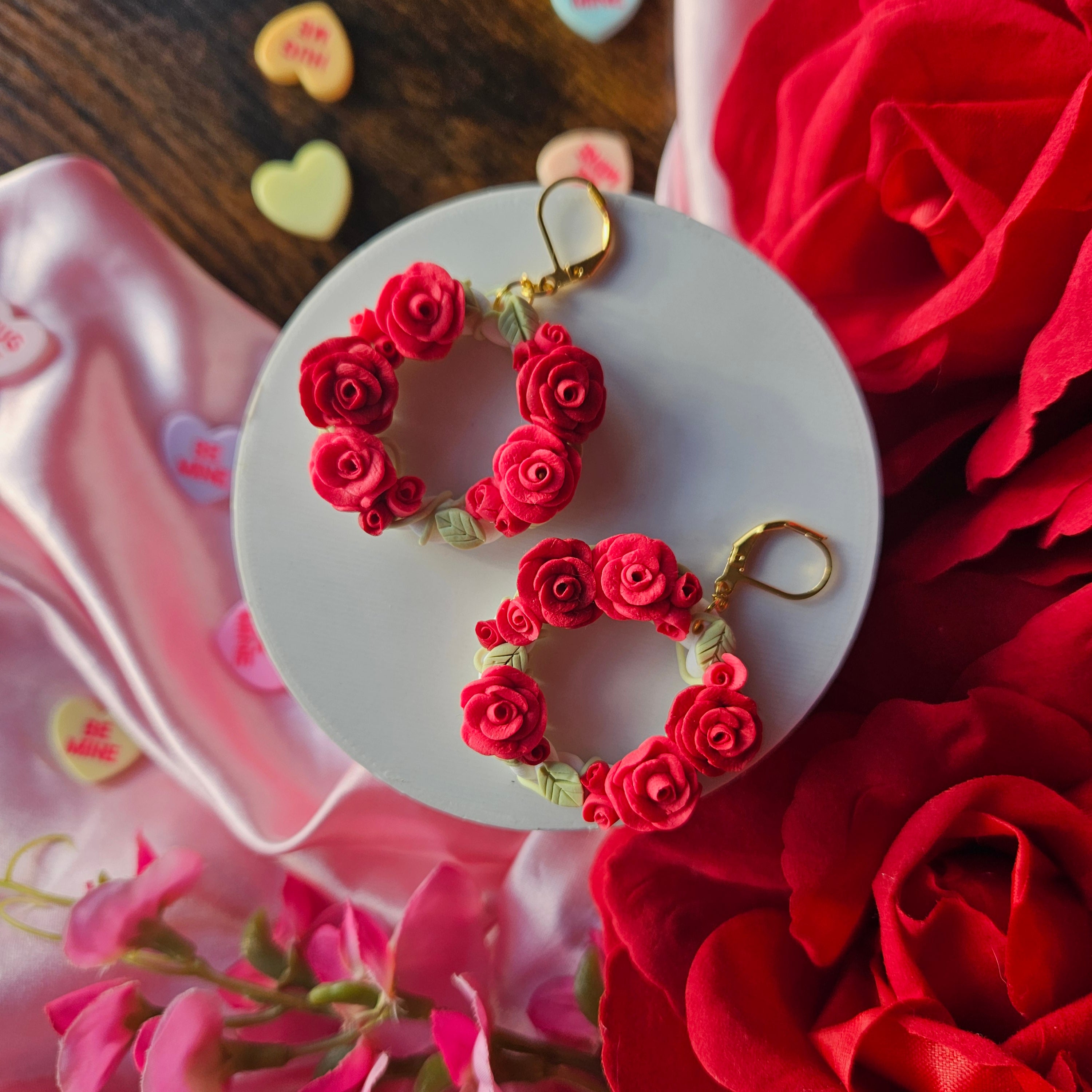Red Rose Valentines Wreaths