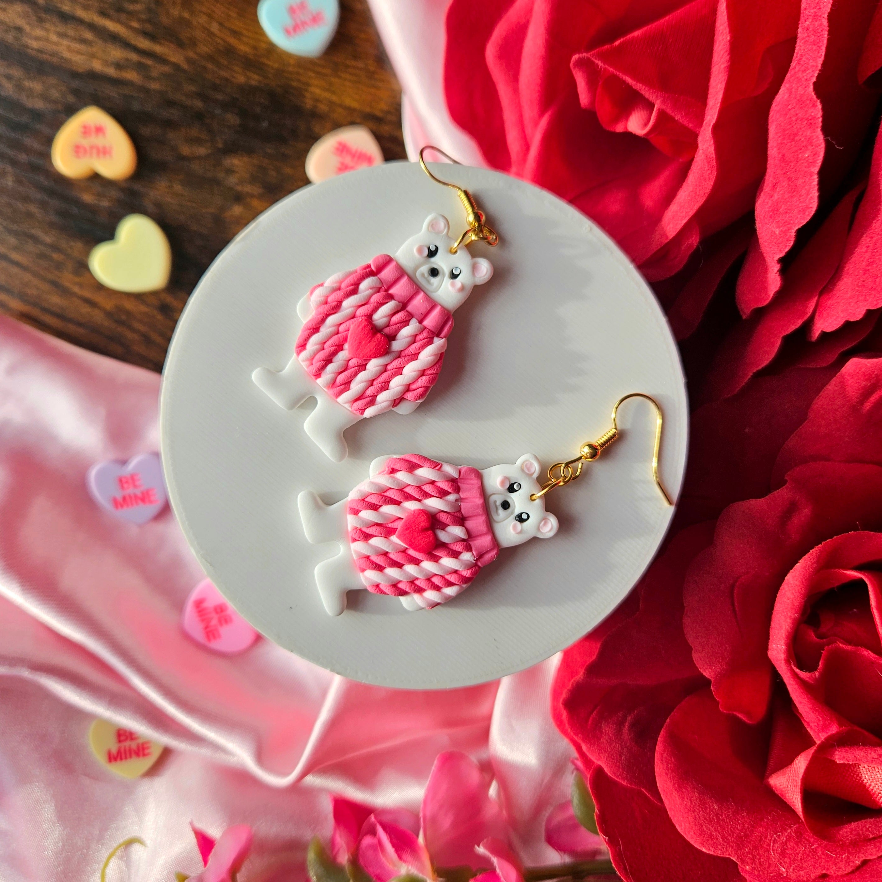 Valentines Polar Bears in Jumpers