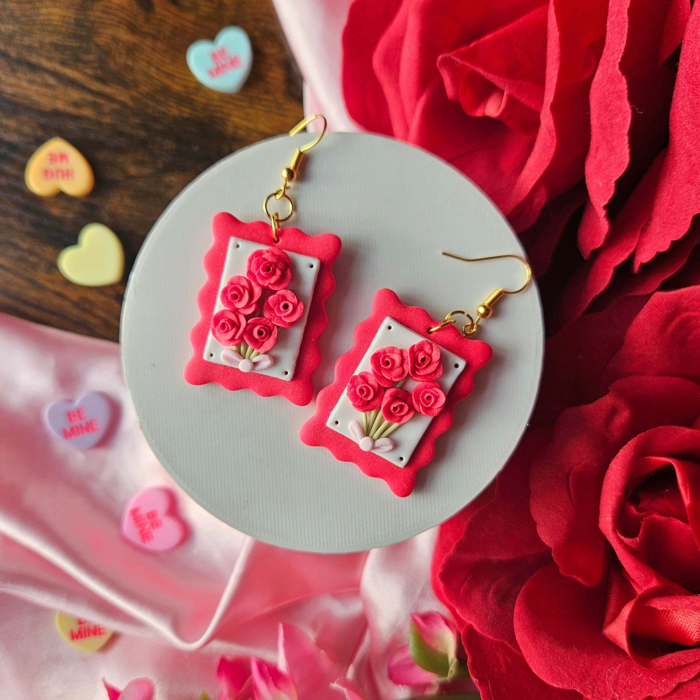 Valentines Red Rose Stamps