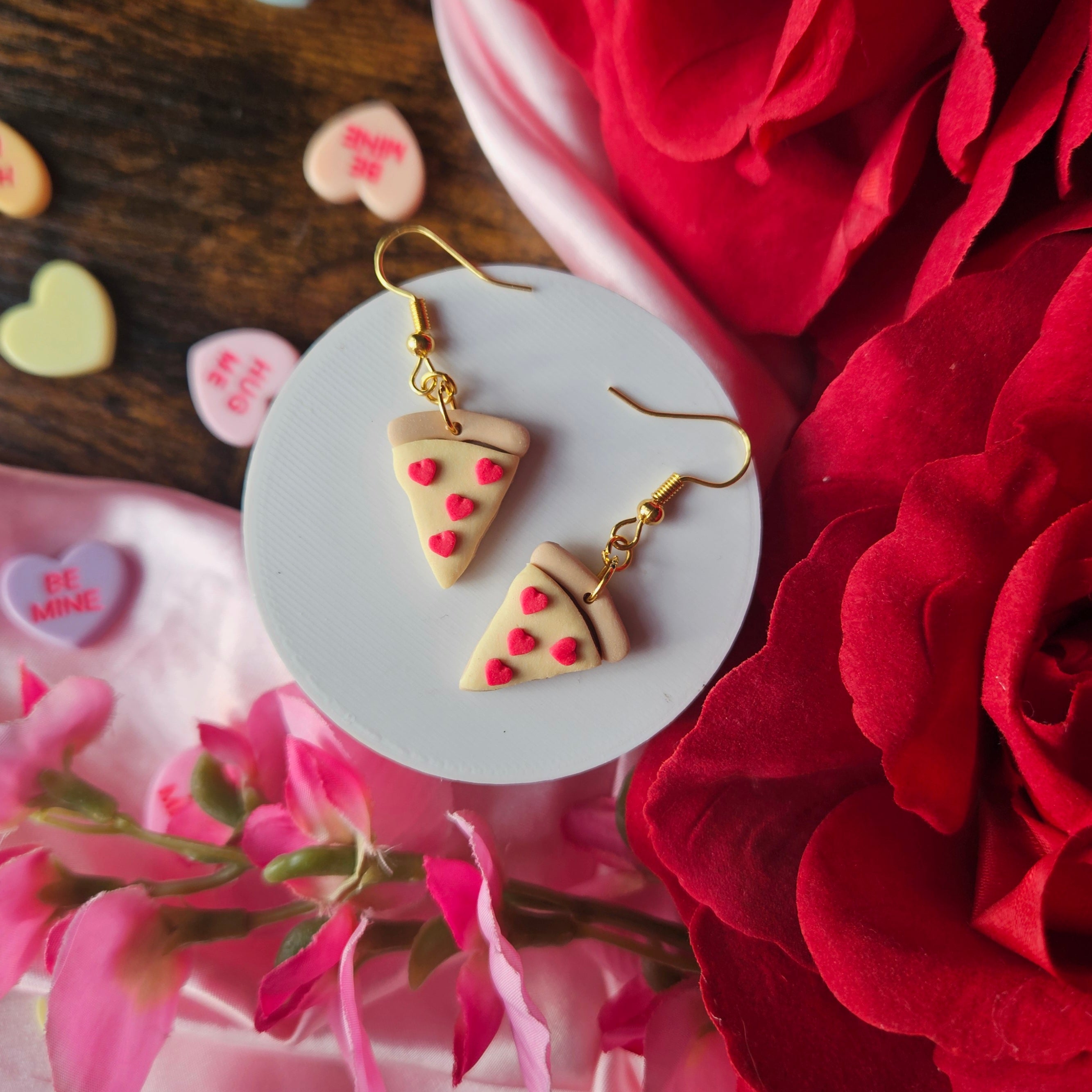 Lil peperoni heart Pizza slices