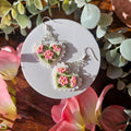 Matcha Blossom Lace Hearts