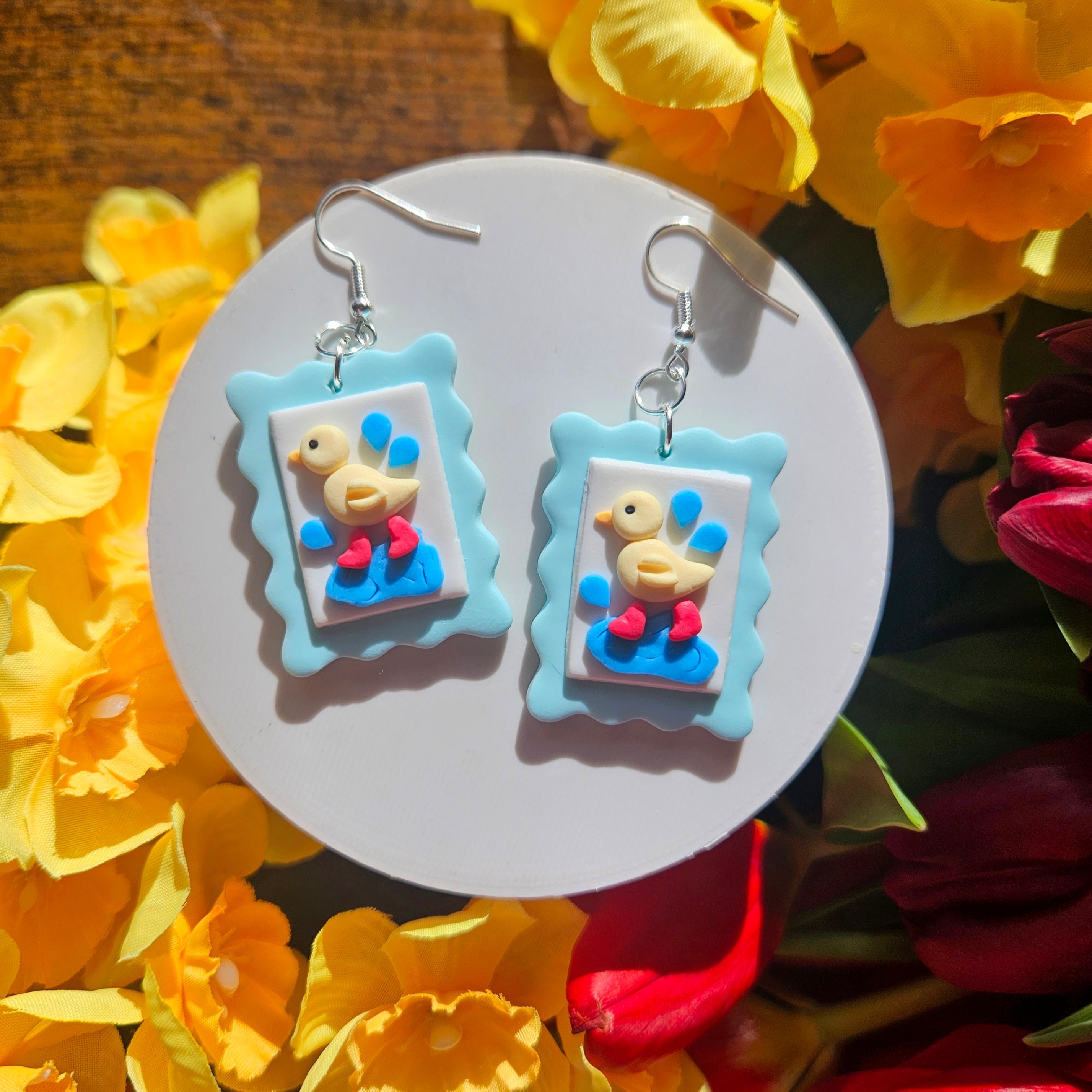 Ducks in Puddles Stamps