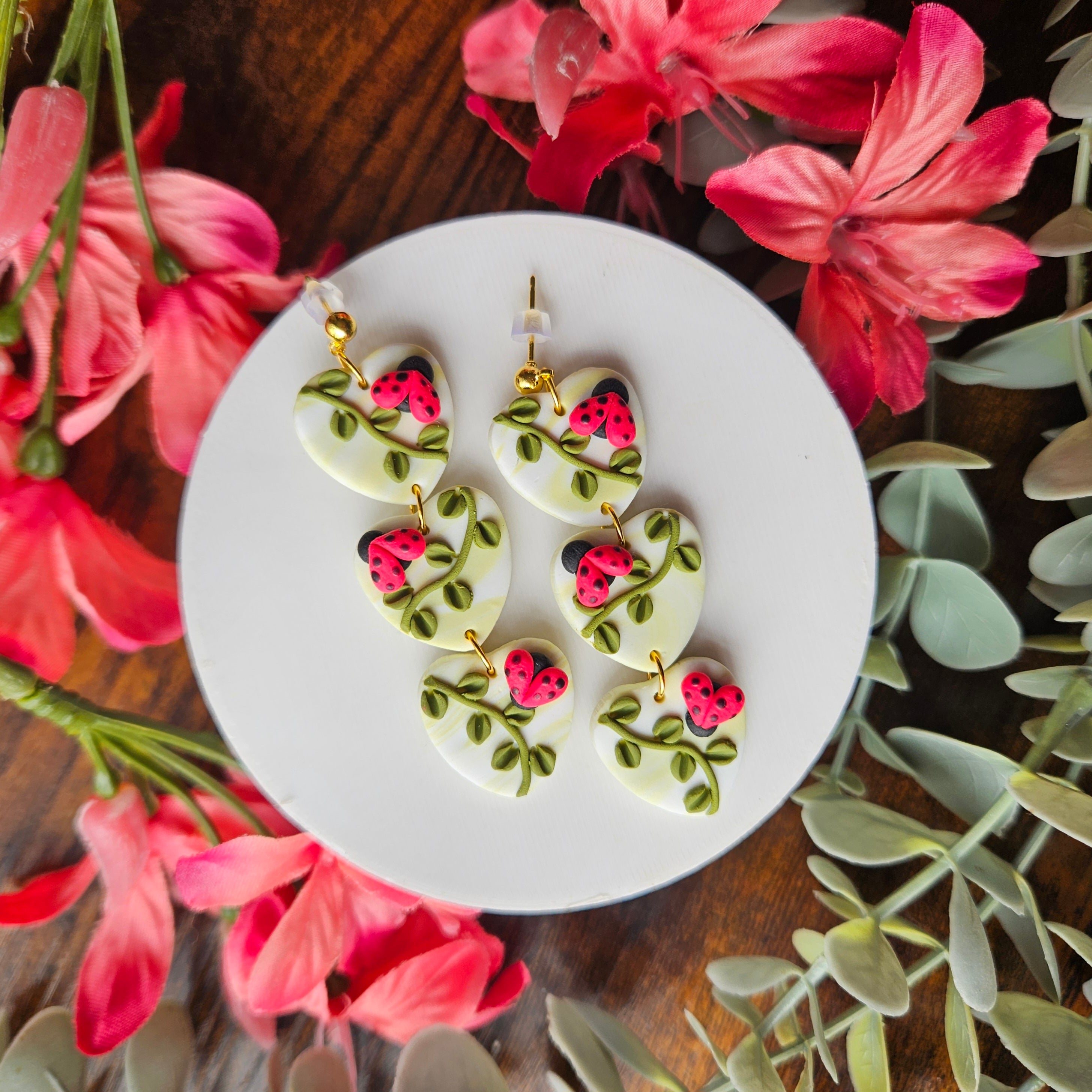 Ladybug Heart Trio