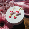 Strawberry Book Dangles