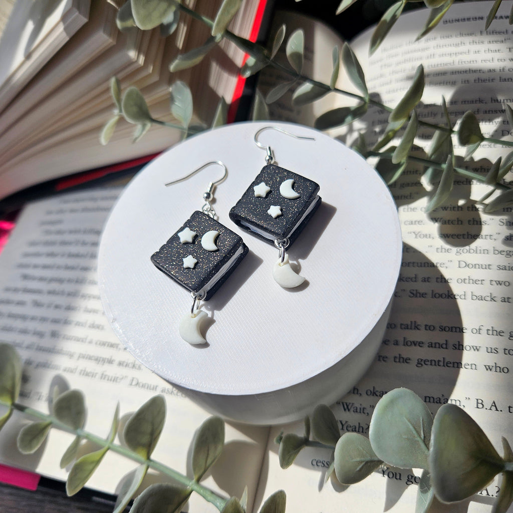 Nights Sky- Book Dangles ( Glow in the dark)