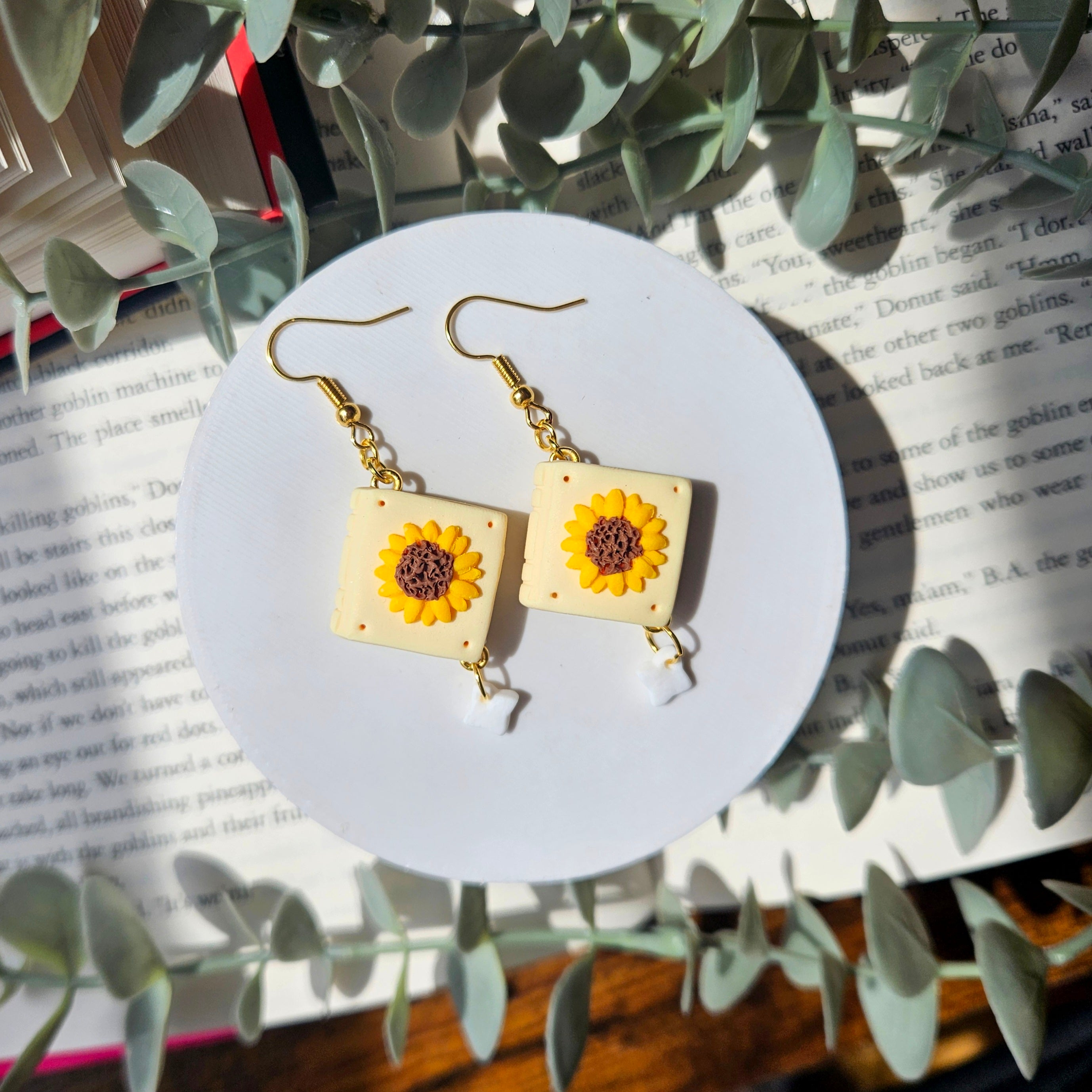 Sunflower - Book Dangles