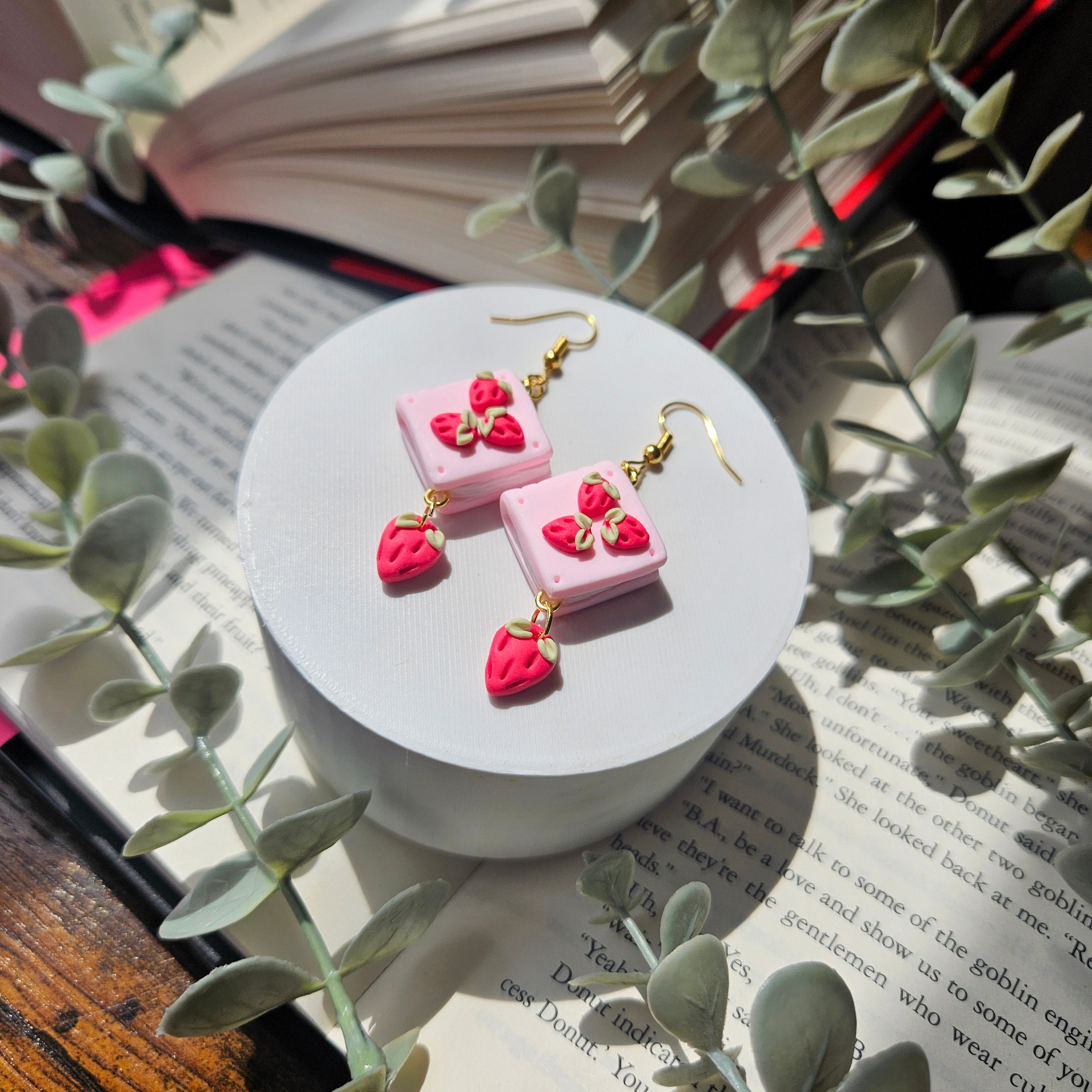 Strawberry - Book Dangles
