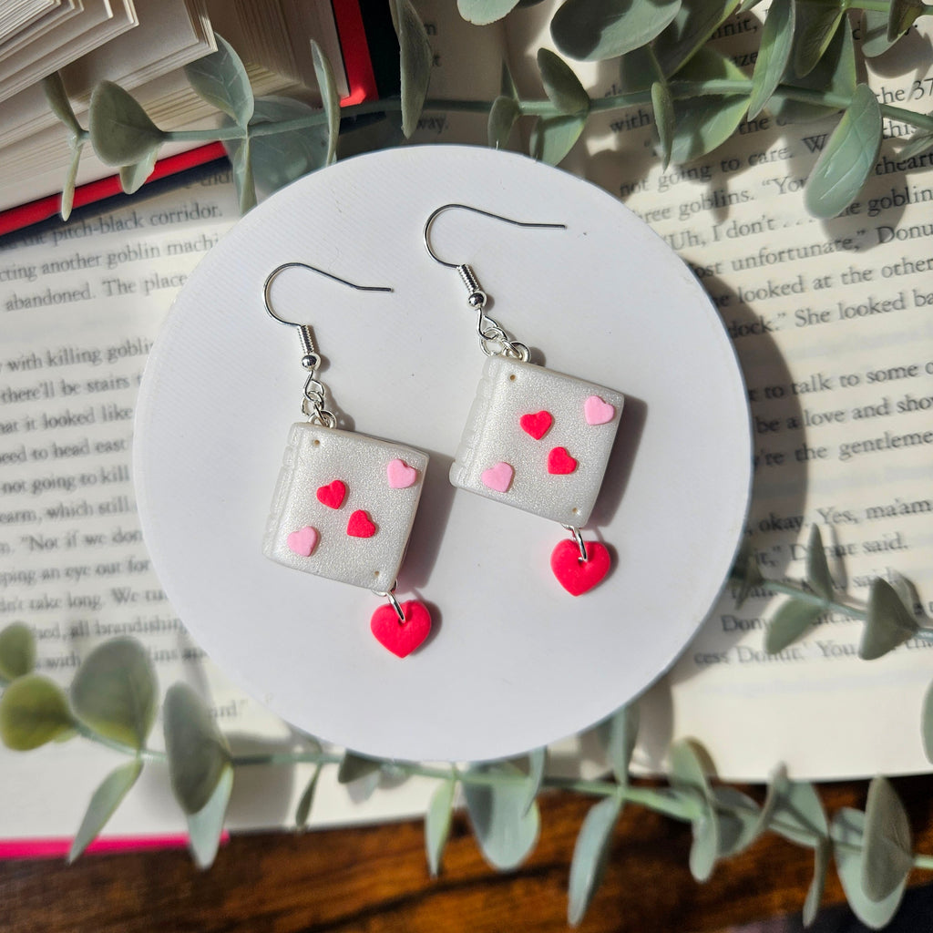 Hearts - Book Dangles