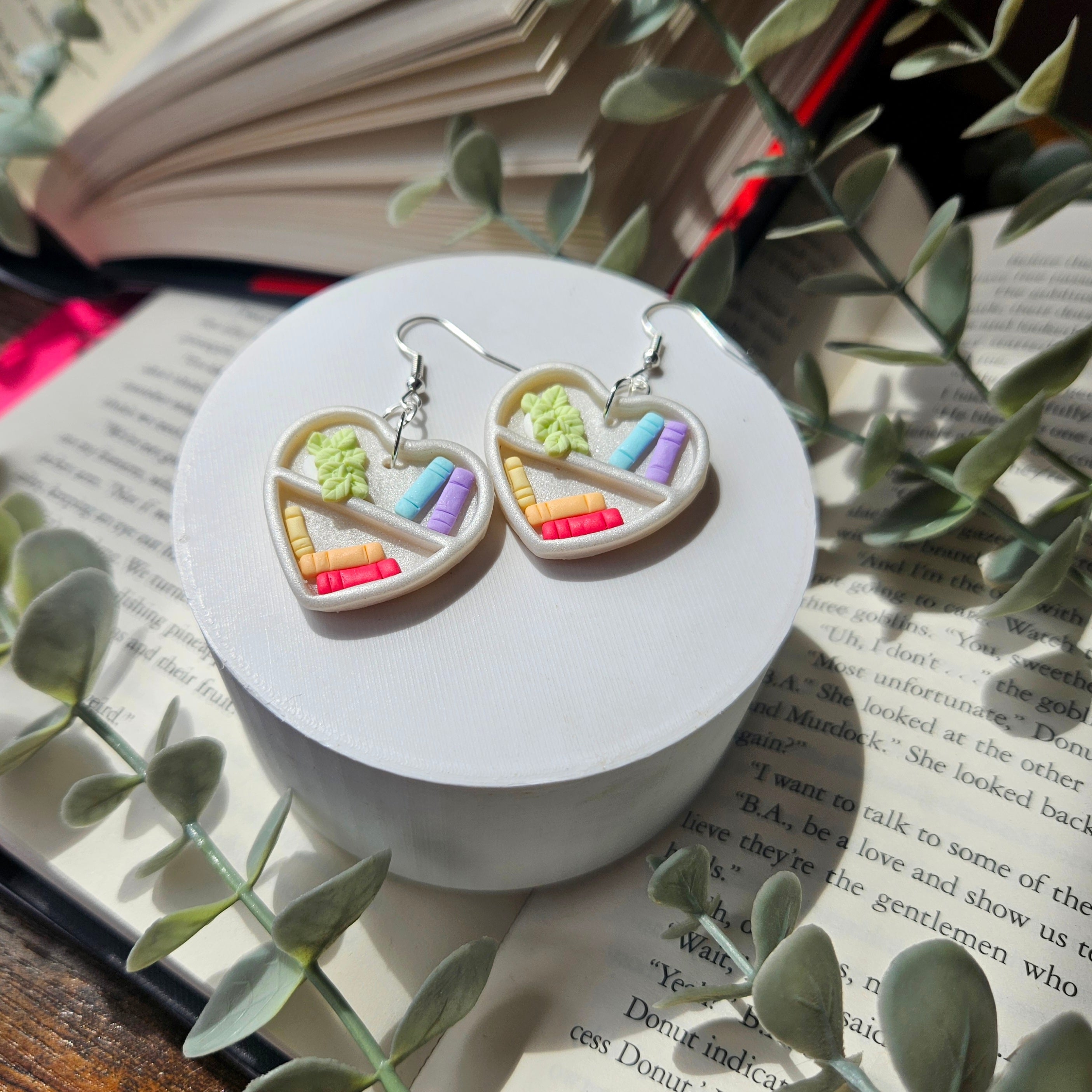 Rainbow Heart Book Shelf
