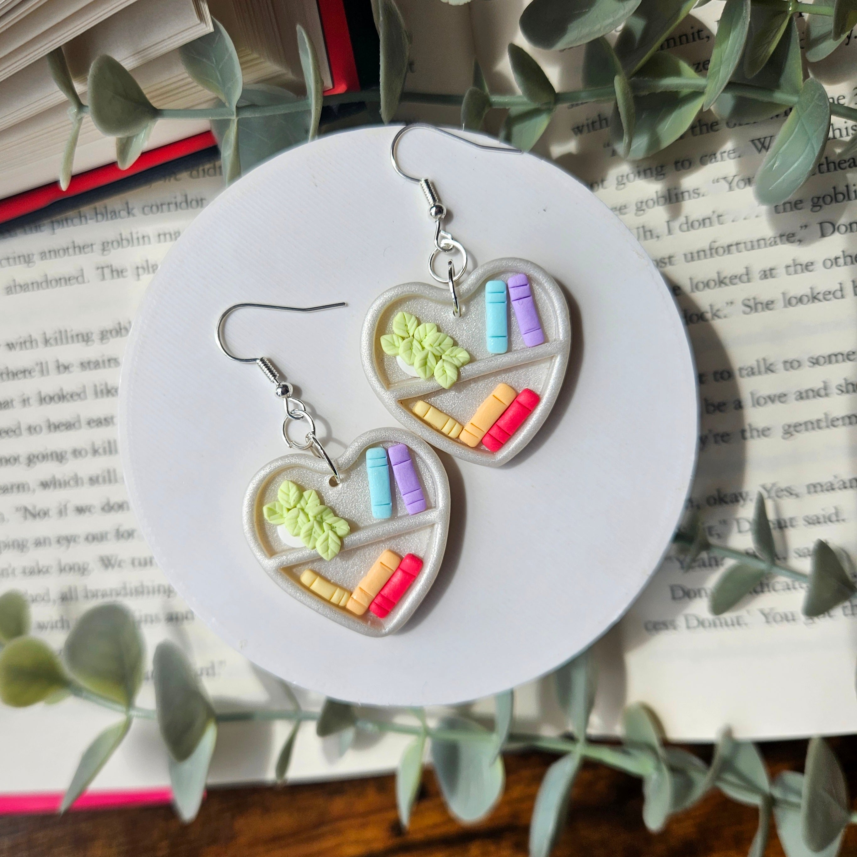 Rainbow Heart Book Shelf