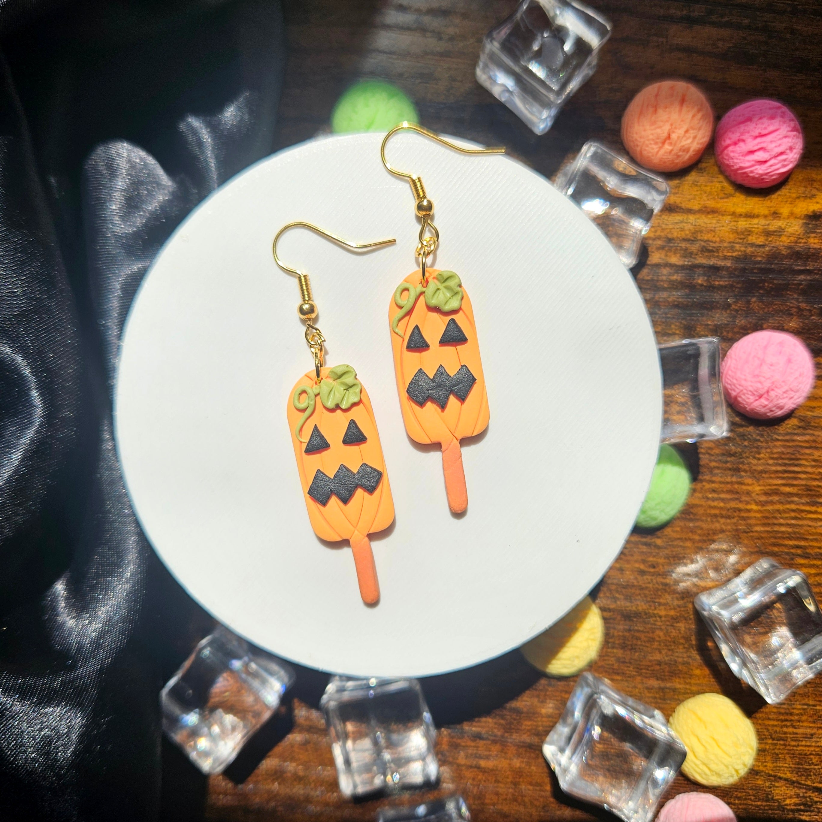 Jackolantern Pumpkin Ice Pops