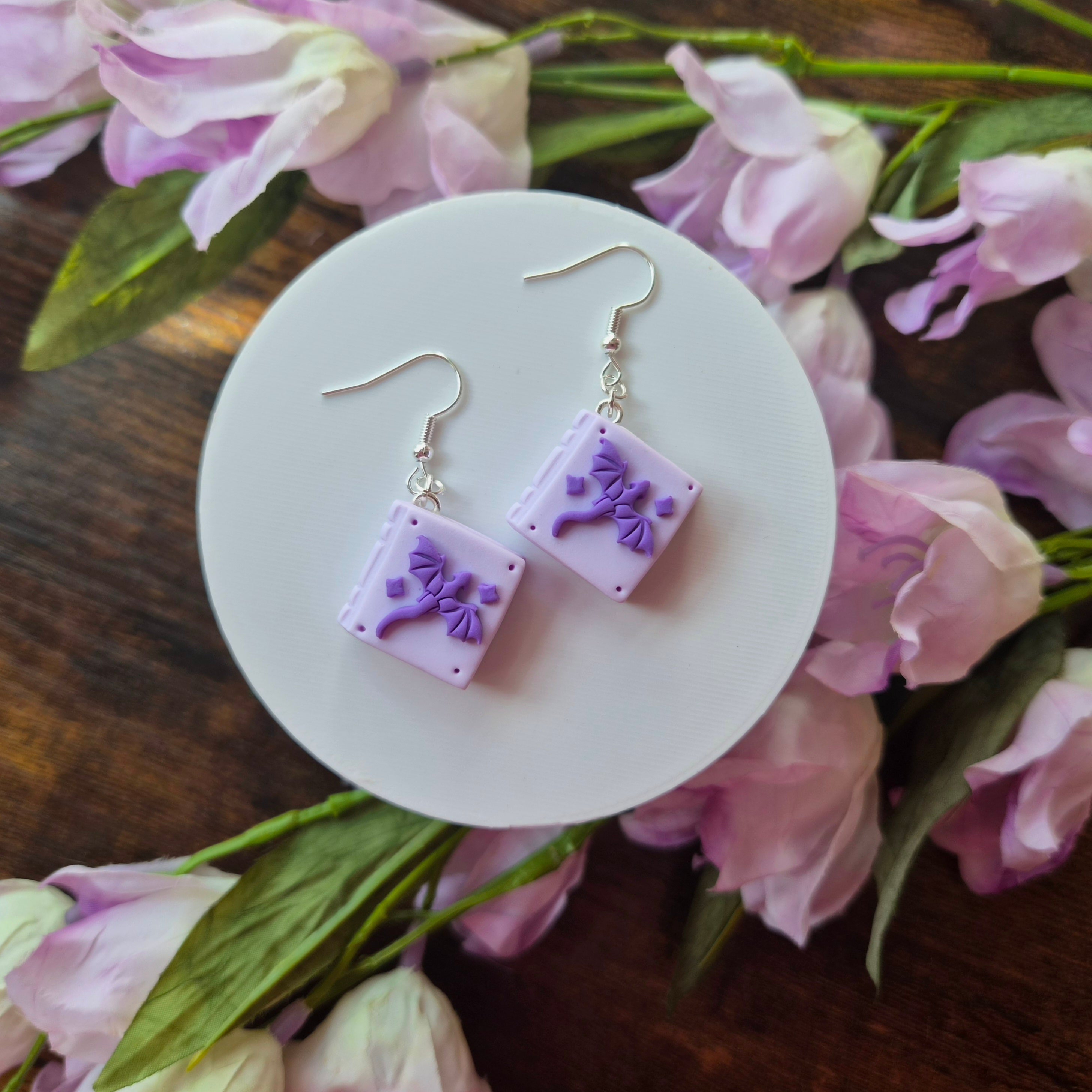 All Purple Dragon Book Dangles