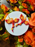 Falling Leaves Autumn Dragon