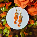Pumpkin Cat Dangles