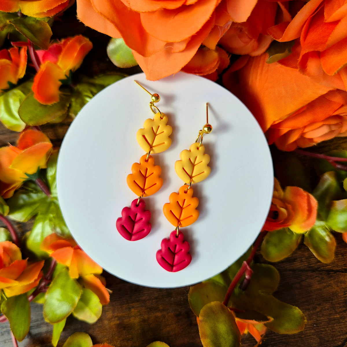 Autumn Leaf Trio