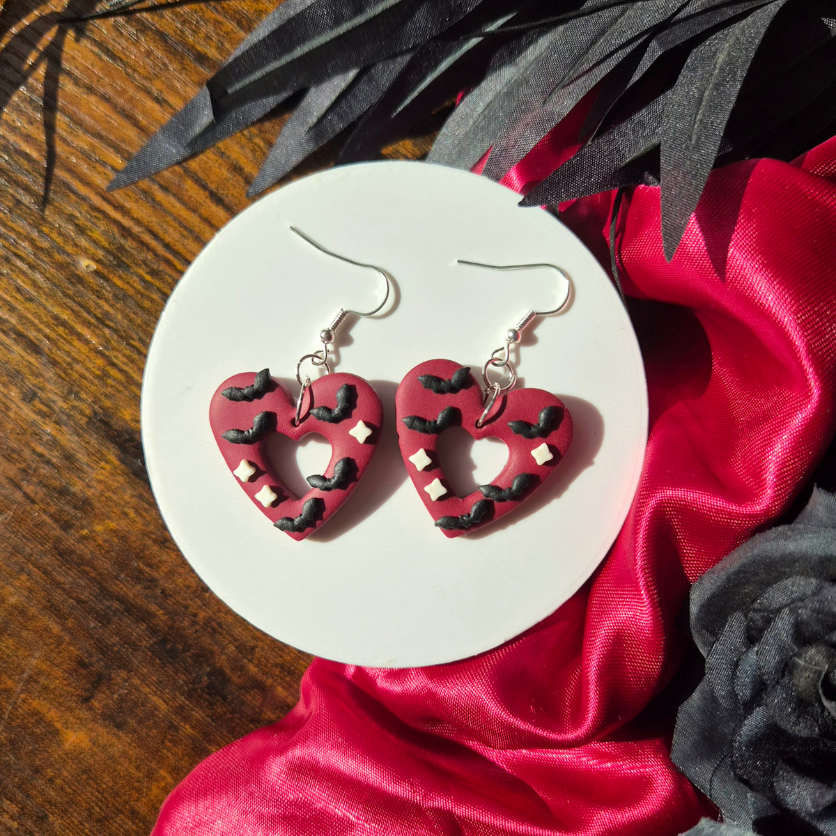 Halloween Bat Hearts