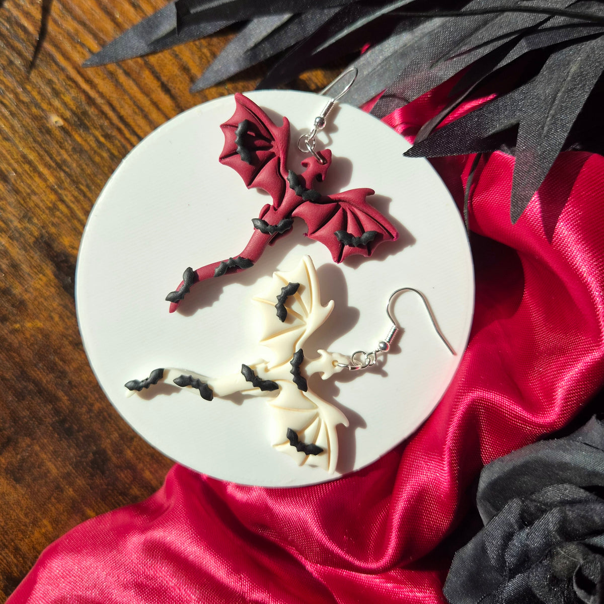 Mismatched Halloween Bat Dragons