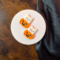 White Cats in Pumpkins (OOAK)