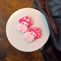 All Pink Mushroom Ghosts(OOAK)
