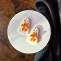 Ghosts Holding Orange Cats - Glow in the Dark (OOAK)