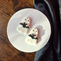 Ghost holding Bats - Glow in the Dark (OOAK)