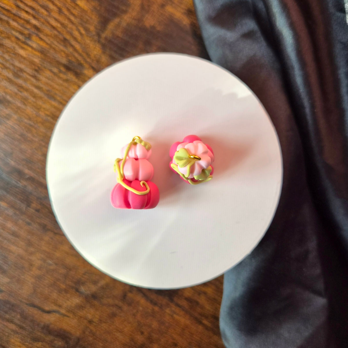 Pink Pumpkin Stacks (OOAK)